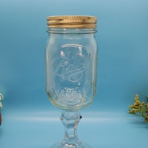 Mason Ball Stemware Glass Jar Canister
